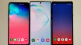 Galaxy Note10+(SC-01M / SCV45)を早速購入して旧モデルと比較－Galaxy Note10+/S10+/Note9