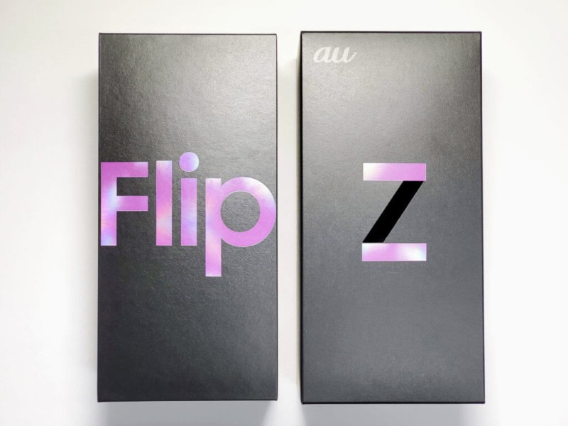 Galaxy Z Flip　外箱