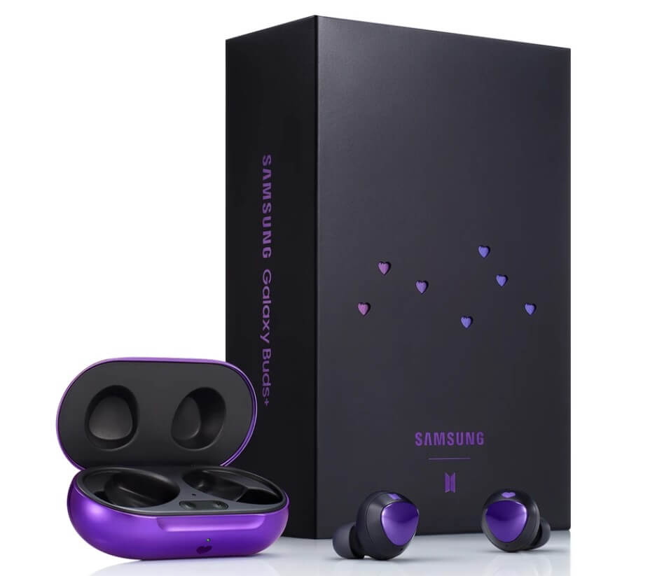 galaxy buds  bts edition iphone