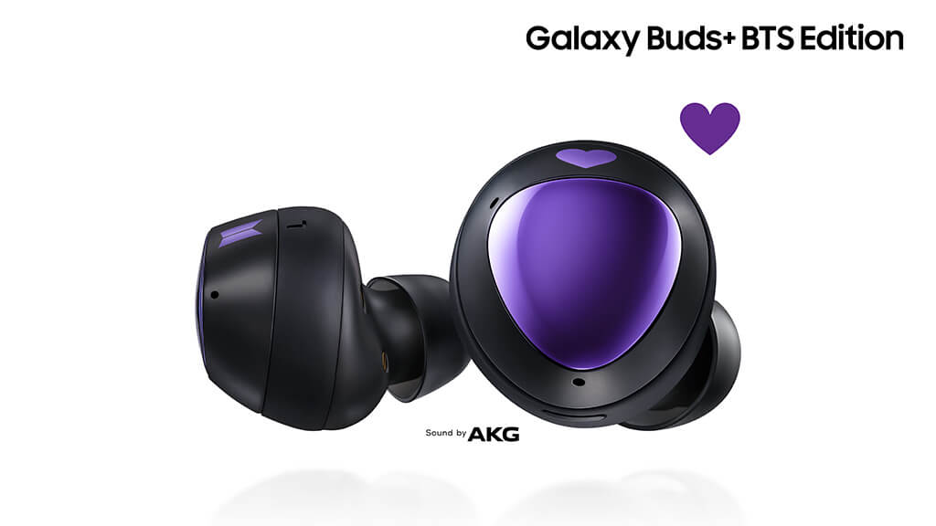 Galaxy Buds+ BTS ワイヤレスイヤホン 送料無料カード決済可能 - イヤホン