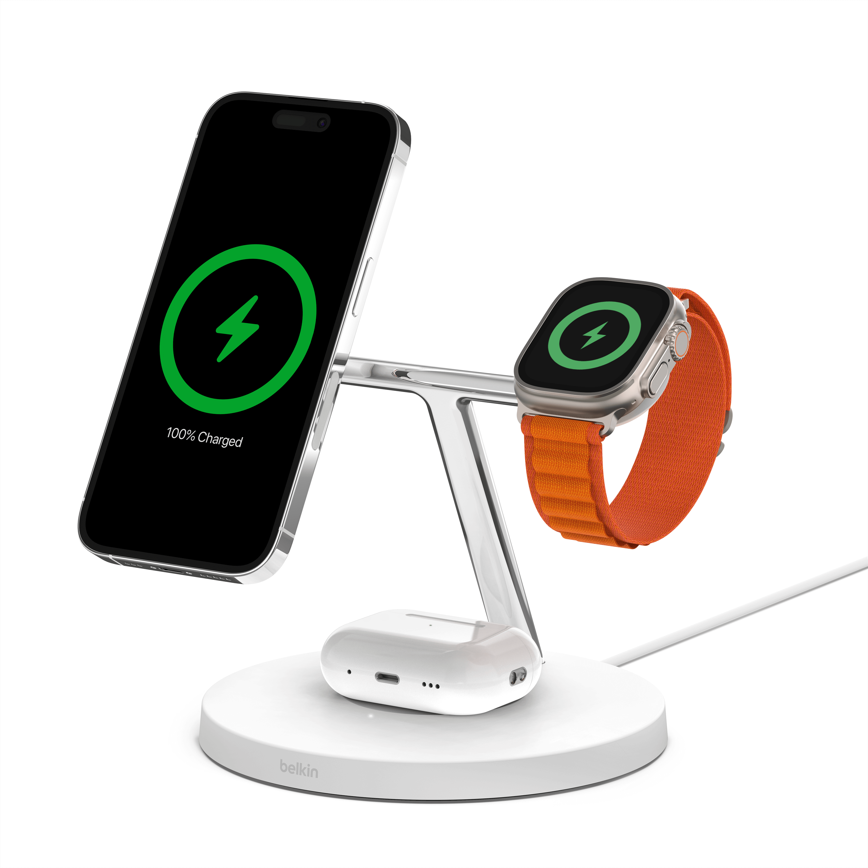 Belkin BOOST↑CHARGE™ PRO MagSafe 3-in-1 Wireless Charger 15W