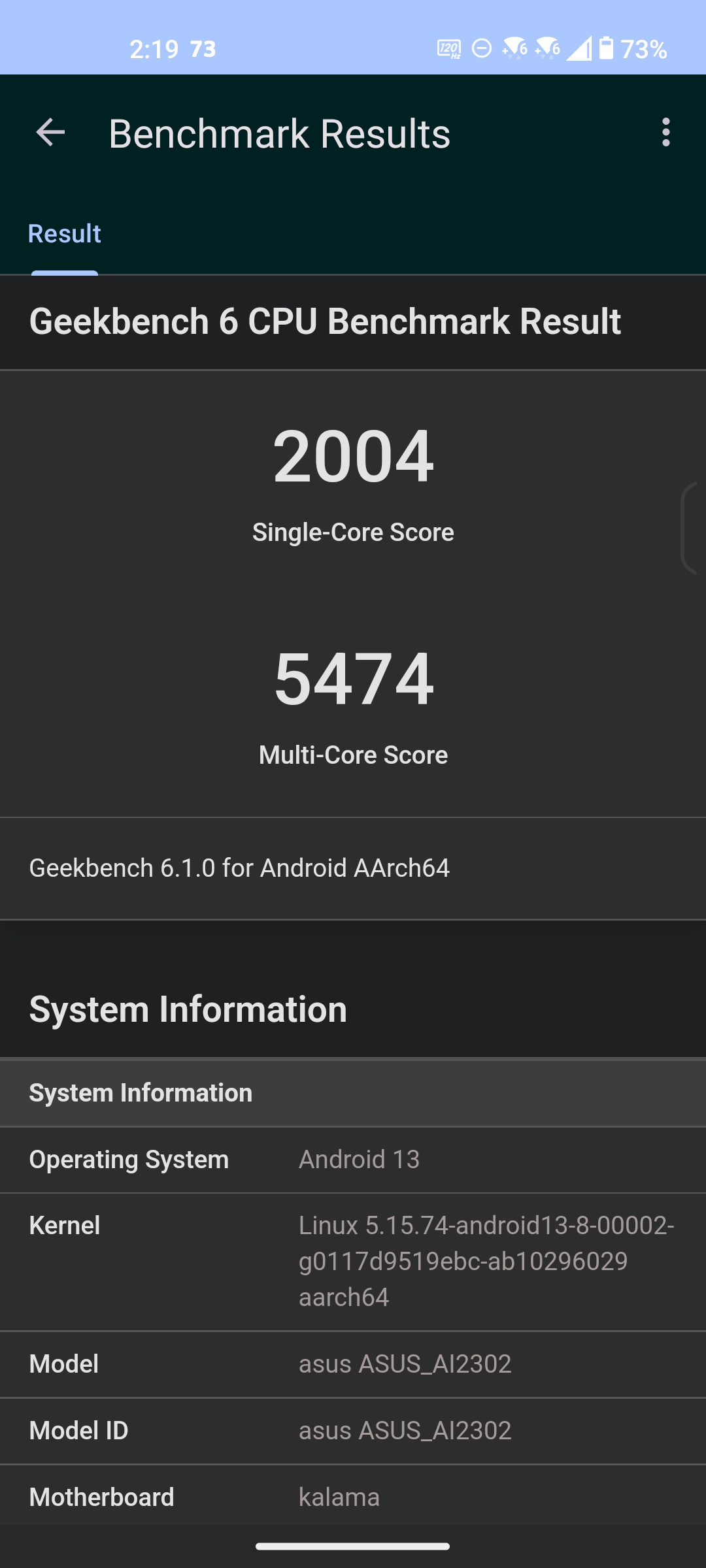 Geekbench 6