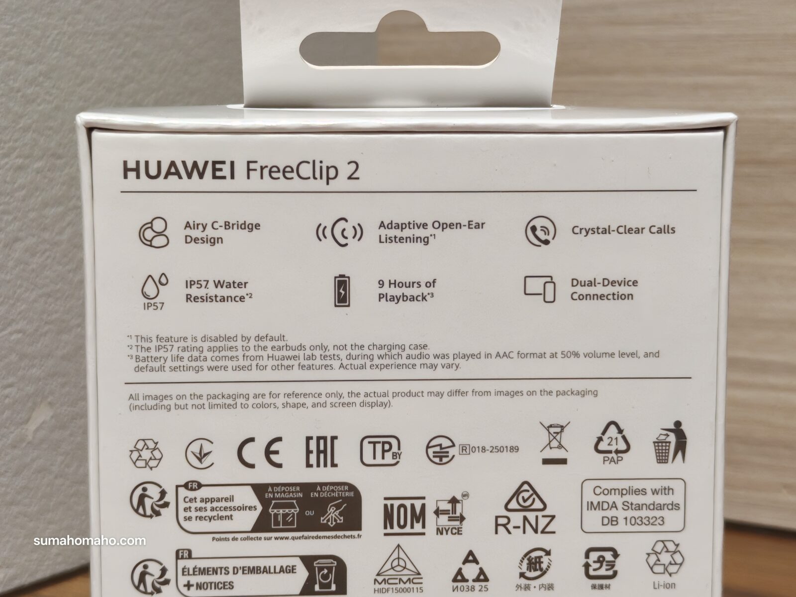 HUAWEI FreeClip 2 ケース背面